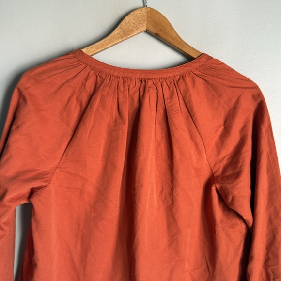 Faherty Orange Blouse - Picture 8 of 11